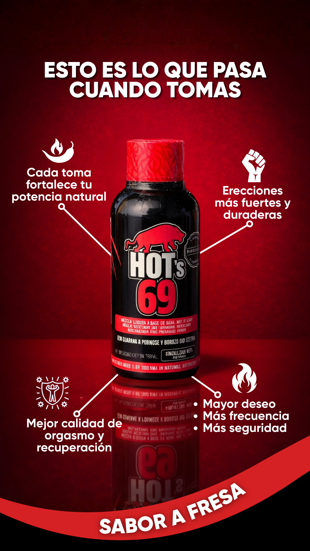 HOT’s 69 | Suplemento dietario líquido