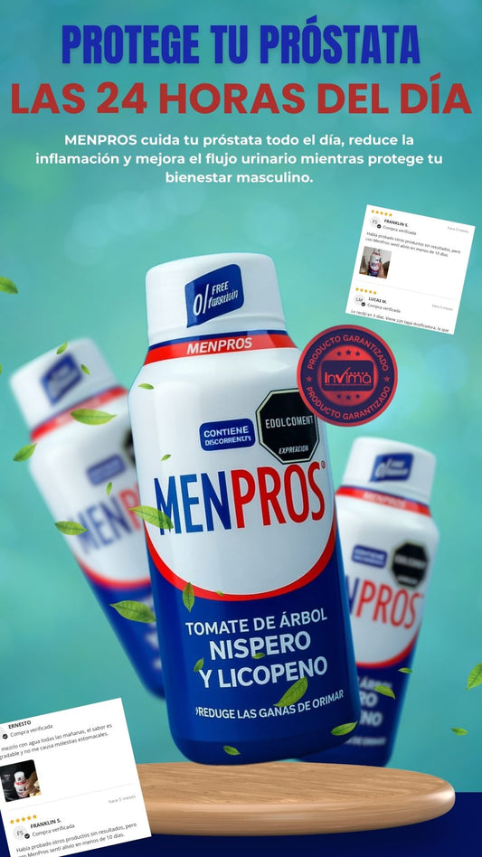 Menpros – Control Urinario y Más Energía